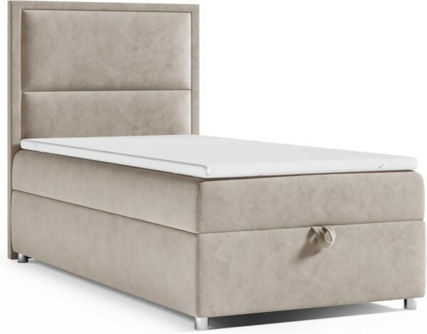 Best For Home Boxspringbett mit Bettkasten Trinity K11-SINGLE Bonellfederkern inkl. Topper