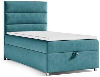 Best For Home Boxspringbett mit Bettkasten Trinity K-4 Single Bonellfederkern inkl. Topper