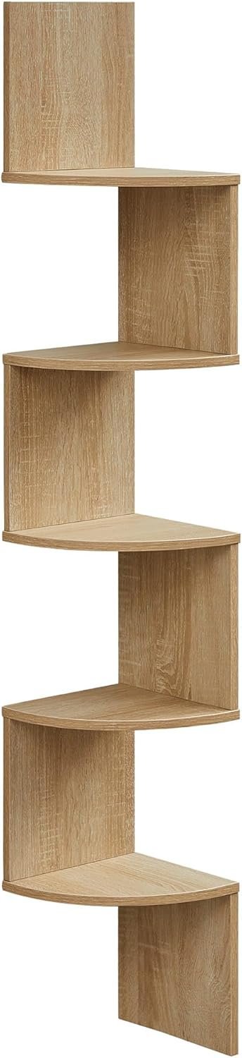 Eckregal mit 5 Ebenen