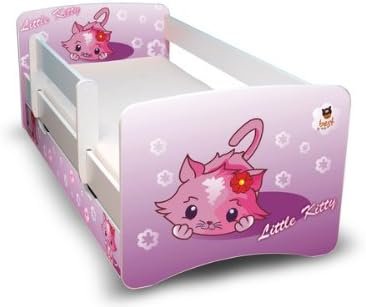 Best For Kids Kinderbett 80x160 cm mit Rausfallschutz und Schublade – Kinderbett in 34 liebevollen Designs