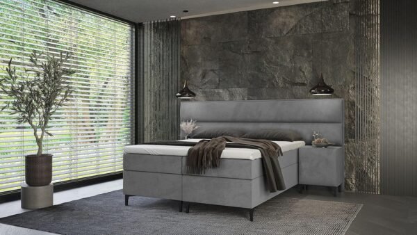 Best For Home Boxspringbett Tito Bonellfederkern inkl. 2X Nachttisch und Topper T-30 - Boxspringbett mit Bettkasten, mit Lieferung