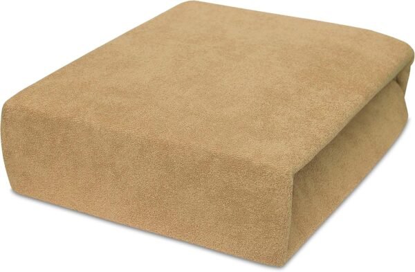 Best for Kids Spannbettlaken Spannbetttuch 100% Baumwolle Jersey in 22 Farben und 9 Größen (120x200, Beige)