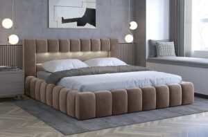 Luxus Polsterbett Lamica 140×200 inkl LED