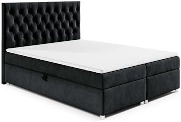 Best For Home Boxspringbett mit Bettkasten Trinity K-14 Bonellfederkern inkl. Topper mit Lieferung, Aufbau & Entsorgung