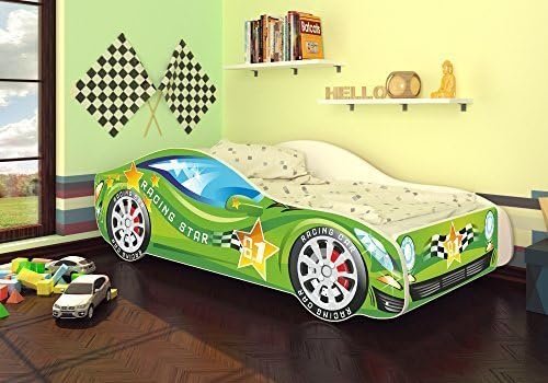 Best For Kids Autobett "Junior" – In 4 Farben, inklusive Lattenrost & 70 × 140 cm Matratze