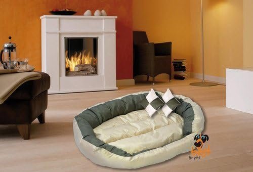 Best For Pets Orthopädisches Hundebett mit Qualität Deluxe 5 Große Hundekissen Ortho-Medic VISCO Kissen (XXXL, Greeny)