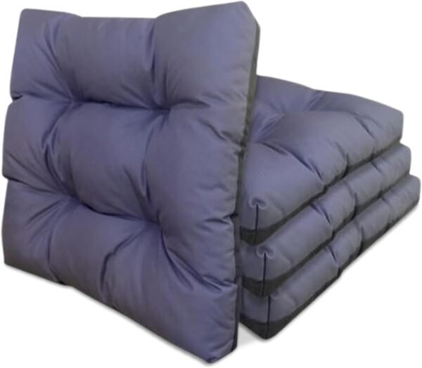 Best For Home 4-piece set of 45x45 cm beige seat cushions | Washable, comfortable & versatile for indoor and outdoor use
