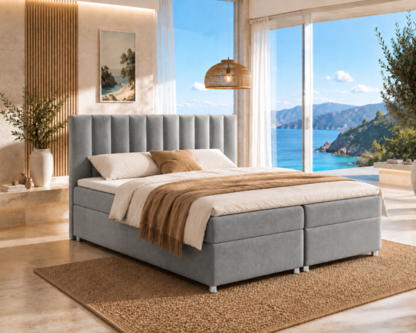 Best For Home Boxspringbett mit Bettkasten Trinity K-10 Bonellfederkern inkl. Topper, modernes Komfortbett mit Stauraum & Lieferung