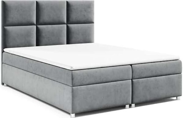 Komfortables Boxspringbett mit Stauraum, Bonellfederkern und Topper  Rundum-Service mit Lieferung, Aufbau & Entsorgung