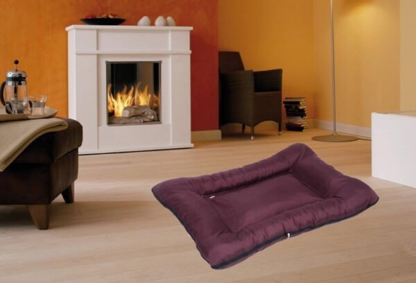Orthopädisches Hundebett mit Qualität Bello 5 Große Hundekissen Ortho-Medic VISCO Kissen (XXL-110x90 cm, DUNKELROT)