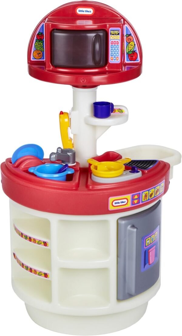 Little Tikes Cooking & Learning Fun Küchen-Spielset | Kinder-Spielküche mit Mikrowelle, Backofen, Spülmaschine & Zubehör | Interaktive Soundeffekte