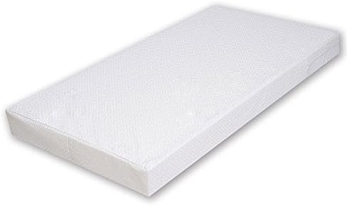 Best For Kids Babymatratze 60x120 cm, Komfort Schaumstoffmatratze mit 100% Polycotton Bezug