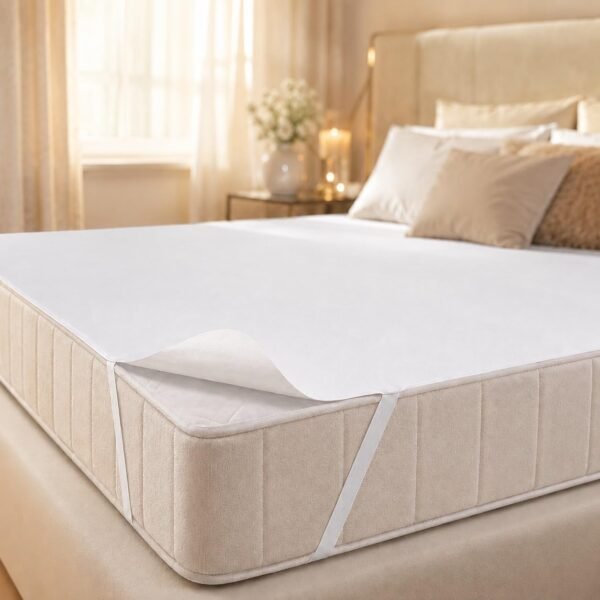 4myBaby Matratzenschutz wasserdicht 70x160 cm, Baumwoll Matratzenschoner mit Eckgummis