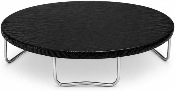 4myBaby Trampolin Abdeckung Wetterfest, Reißfest, UV-beständig, Outdoor Regenschutz, Schwarz