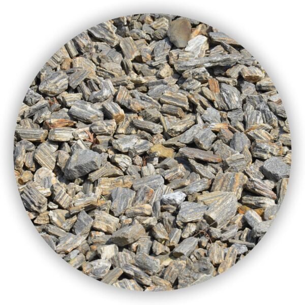 4myBaby GmbH Gartenkies Gneis Dekosteine 25 kg, graue Ziersteine für Garten & Außendekoration