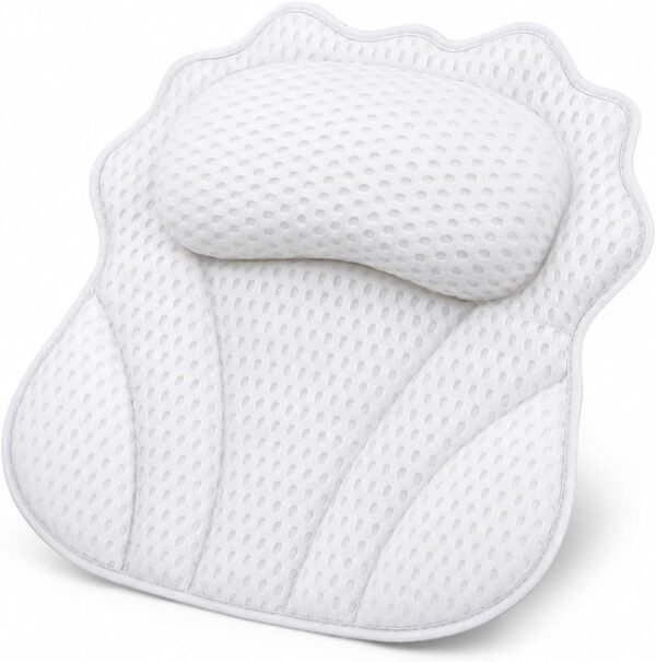 Badewannenkissen | Ergonomisches Luxus Badewannenkissen mit Kopf, Nacken, Schulter und Rückenstütze